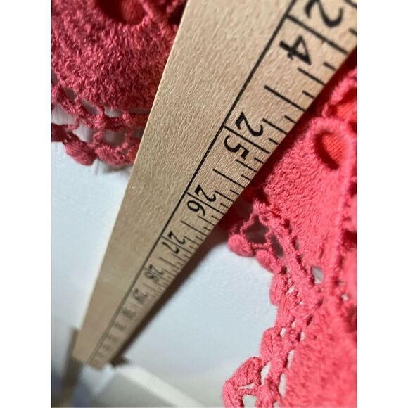 St John’s Bay Lace Trimmed Orange Tee 1X - Picture 10 of 10